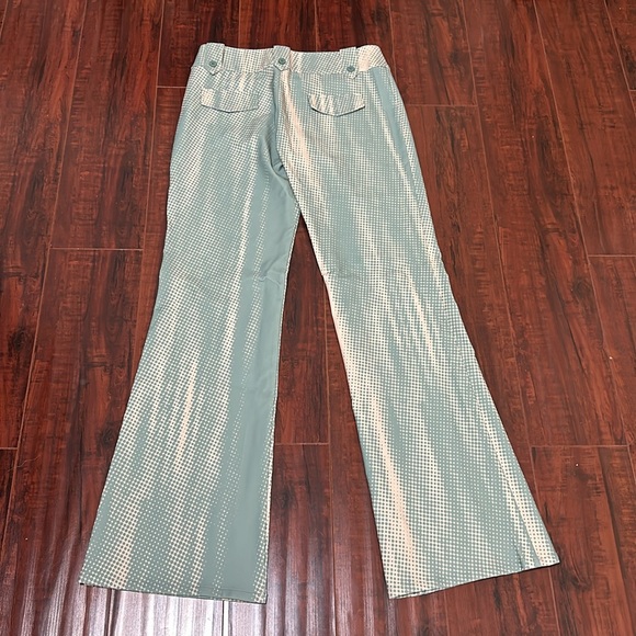 Green Patterned Pants - Picture 3 of 3